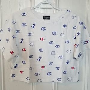 Champion AOP cropped tee